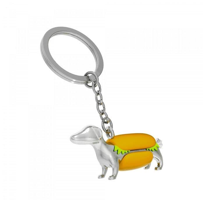 Hot Dog - Sausage Dog Keyring