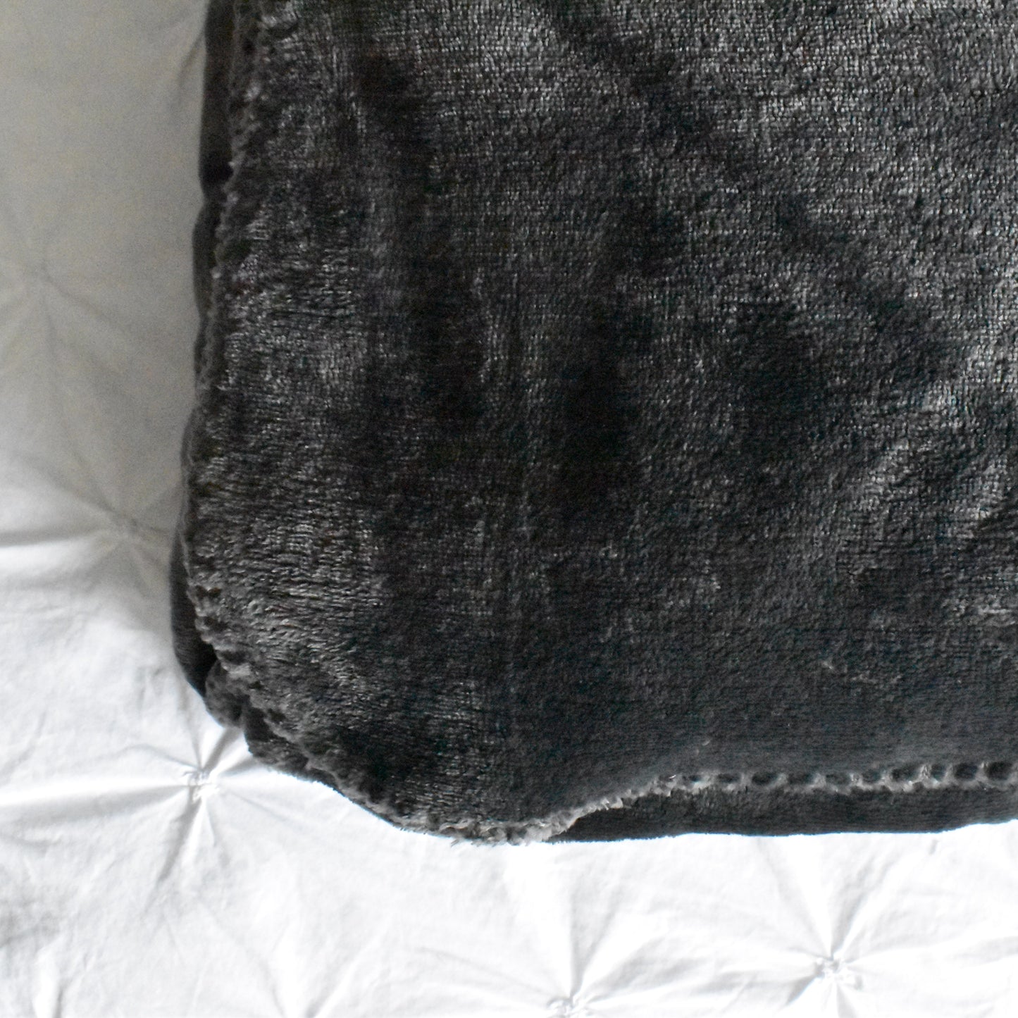 Slate Grey Fleece Throw