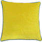 Yellow & Teal 55cm Velvet Cushion