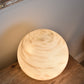 Bronze Dust Handblown Glass Lamp - Sphere Large