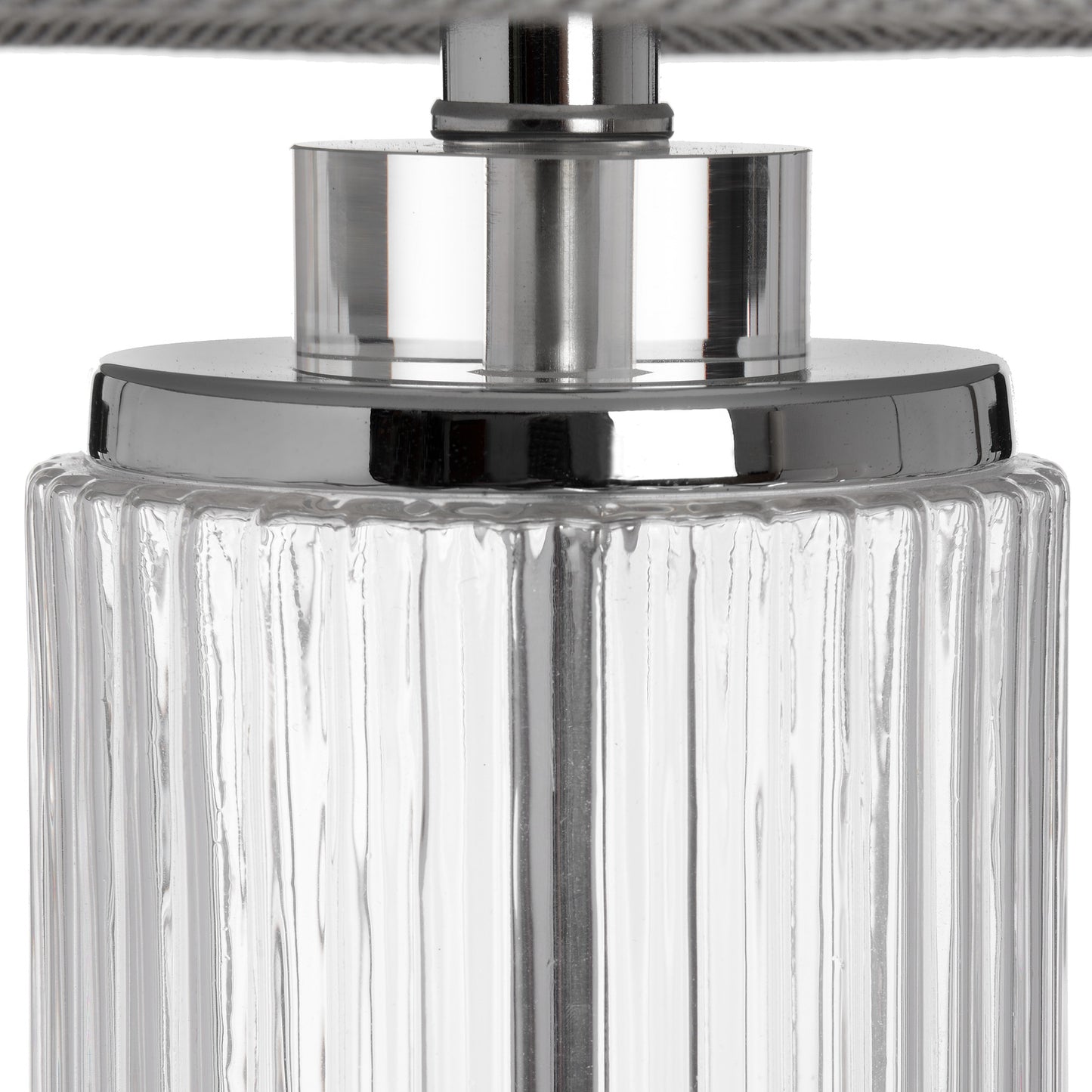 Tall Elegant Glass Table Lamp