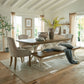 Bowed Leg Rectangular Dining Table