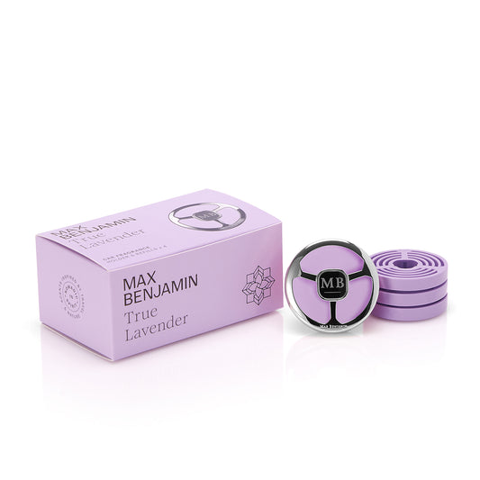 True Lavender Gift Pack Car Fragrance - Max Benjamin