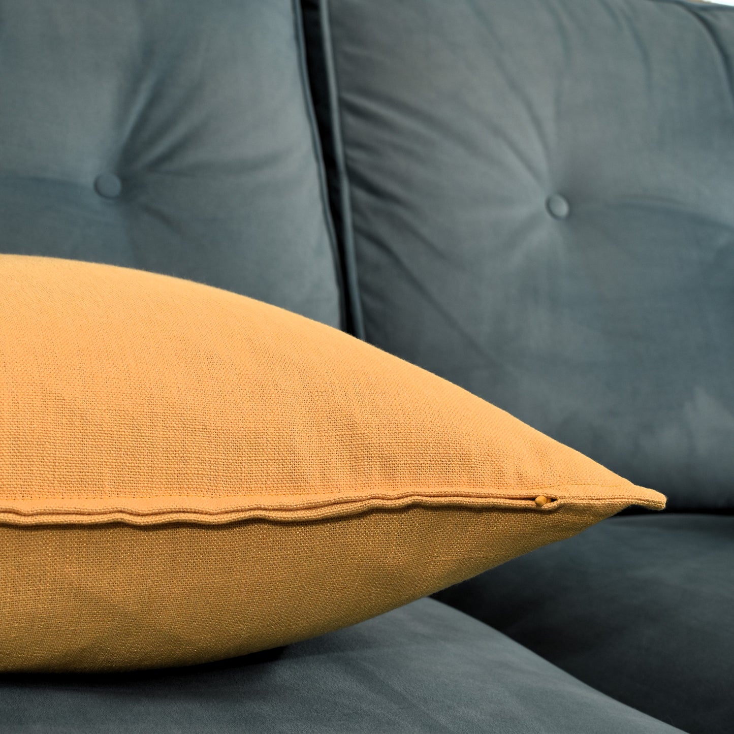 Linen Look 50cm - Pale Mustard Yellow