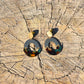 Ana Hanging Resin Earring - Aqua & Neutral