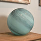 Aquamarine Glass Lamp - Sphere Large