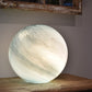 Aquamarine Glass Lamp - Sphere Large