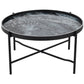 Black and Silver - Molten Metals - Folding Coffee Table
