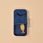 Sardine Tin Clock - Blue & Striped Mustard