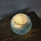 Copper Cloud Dark Swirl Glass Lamp - Sphere Small