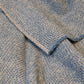 Beehive Petrol Blue & Silver Grey Pure Wool Blanket