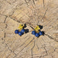 Blueberry Resin Fruit Earrings