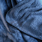 Navy Blue Fleece Throw