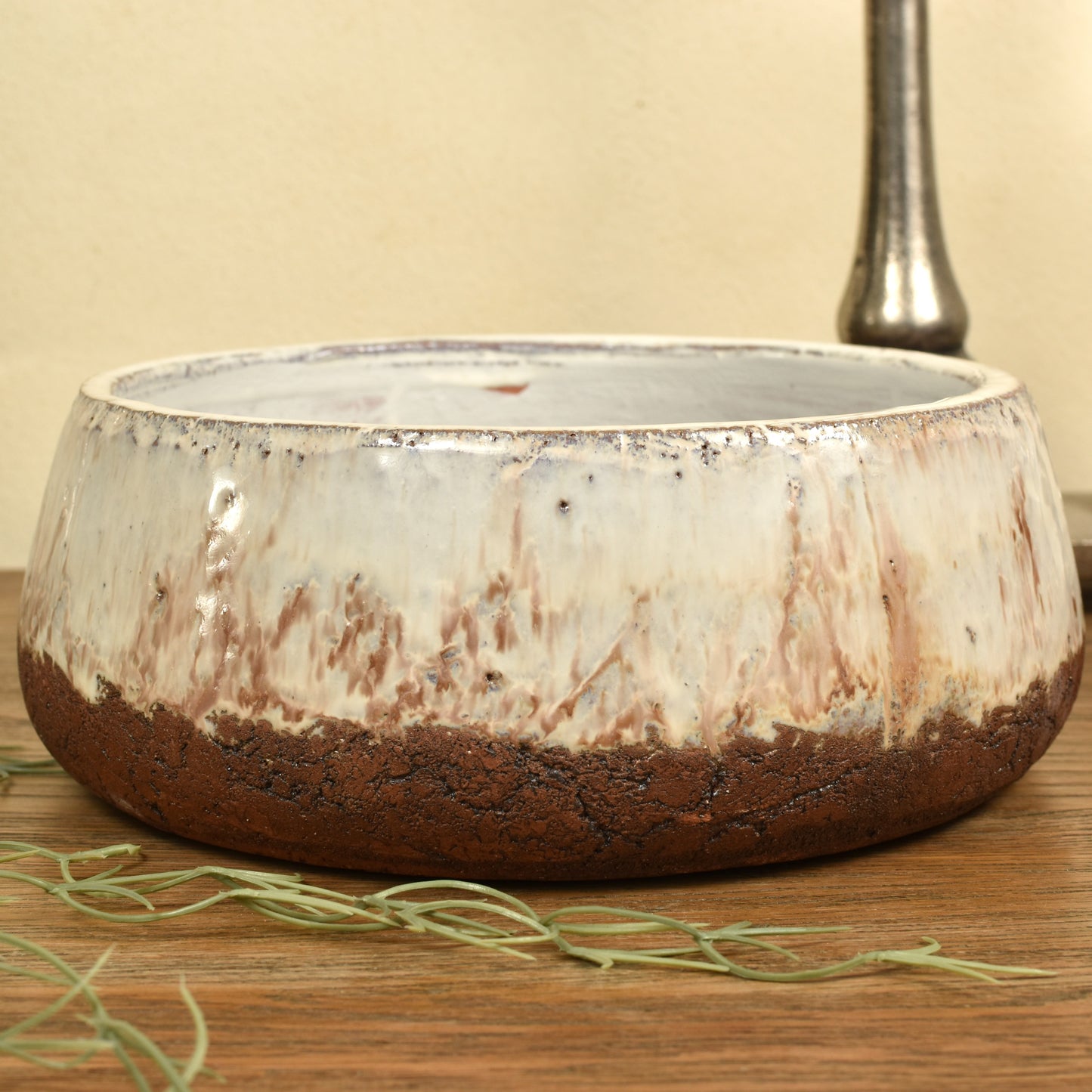 Shallow Rustic Glaze Bowl - Small