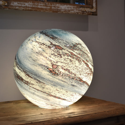 Copper Cloud Glass Lamp - Sphere Large