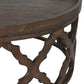 Carved Lattice Coffee Table - Dark Mango Wood