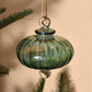 Victorian Coach - Egyptian Glass Bauble - Jade Green - Large