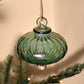 Victorian Coach - Egyptian Glass Bauble - Jade Green - Large