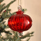 Victorian Coach - Egyptian Glass Bauble - Red - Large