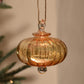 Victorian Coach - Egyptian Glass Bauble - Amber - Large