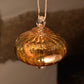 Victorian Coach - Egyptian Glass Bauble - Amber - Large