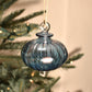 Victorian Coach - Egyptian Glass Bauble - Blue - Large