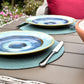 Round Woven Placemat - Sea Green