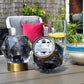 Diamond Design Glass LED Battery Light - Grey