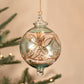 Gatsby Handblown Glass Bauble - Jade Green & Gold - Large