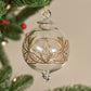 Gatsby Handblown Glass Bauble - Gold & Clear - Large