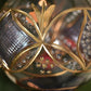 Gatsby Handblown Glass Bauble - Blue & Gold - Large