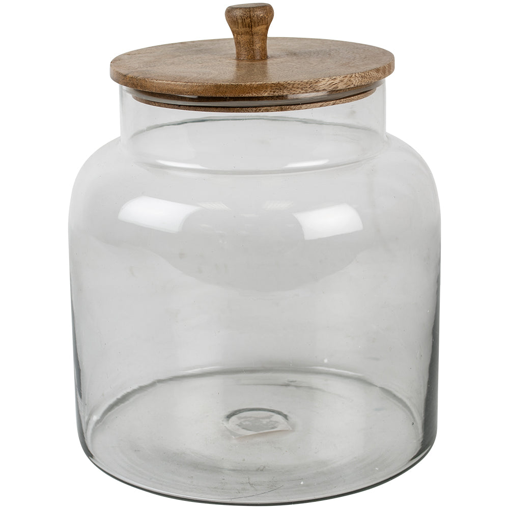 Glass Storage Jar with Lid - Large