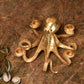 Gold Octopus Candle Holder