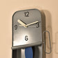 Sardine Tin Clock - Grey & Blue