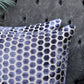 Beehive Velvet Cushion 43cm - Navy Blue