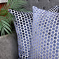 Beehive Velvet Cushion 56cm - Navy Blue