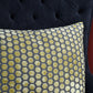 Beehive Velvet Cushion 56cm - Mustard Yellow