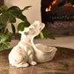 Big Mouth Hippo Bowl - Aged White
