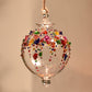 Gems Icicle Handblown Glass Bauble - Multi Colour - Large