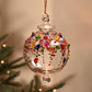 Gems Icicle Handblown Glass Bauble - Multi Colour - Large