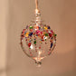 Gems Icicle Handblown Glass Bauble - Multi Colour - Large