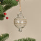 Infinity Handblown Glass Bauble - Gold & Clear - Small