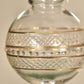 Infinity Handblown Glass Bauble - Gold & Clear - Small