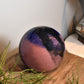 Inks & Pinks Glass Lamp - Sphere Small