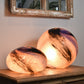 Inks & Pinks Glass Lamp - Pebble