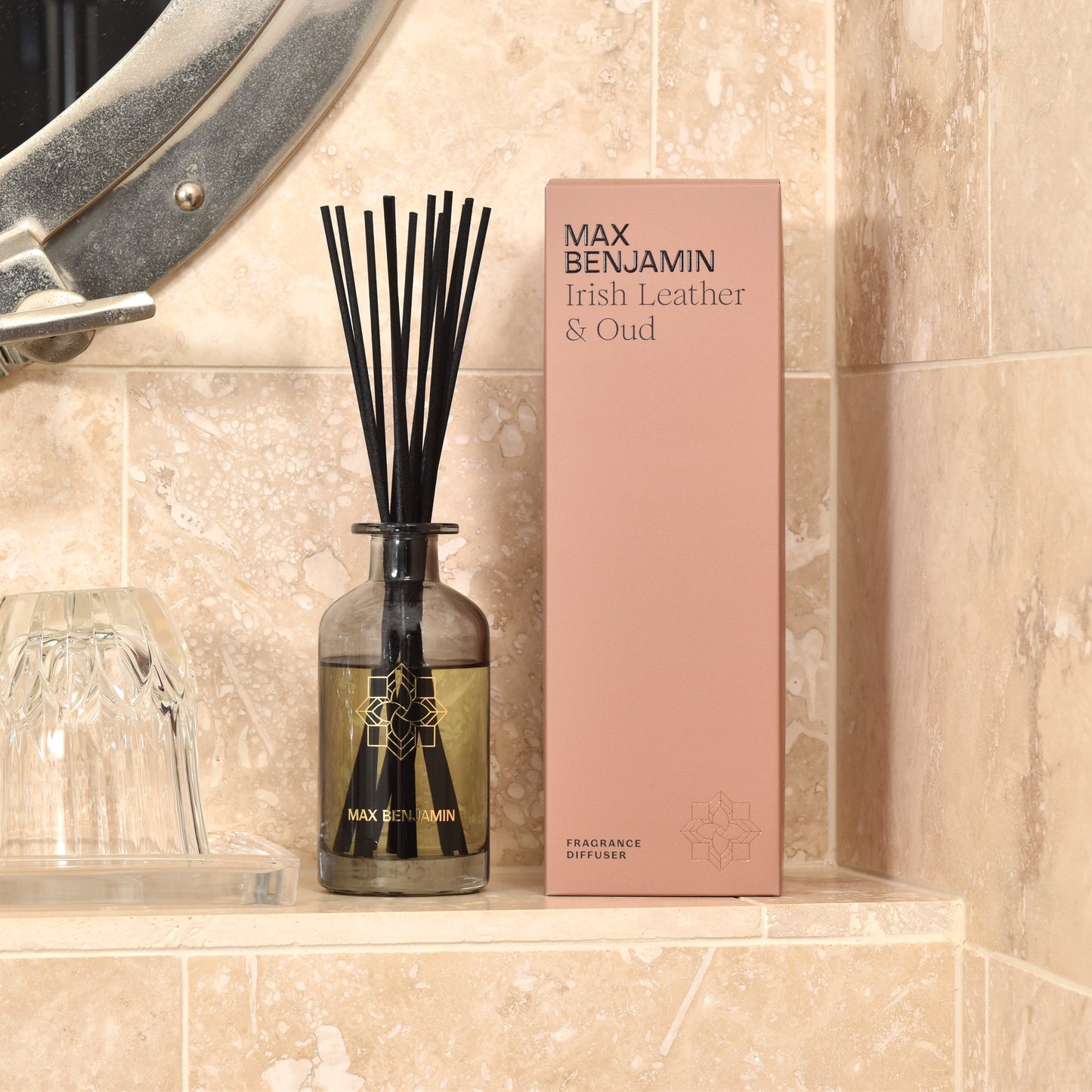 Irish Leather and Oud Diffuser - Max Benjamin