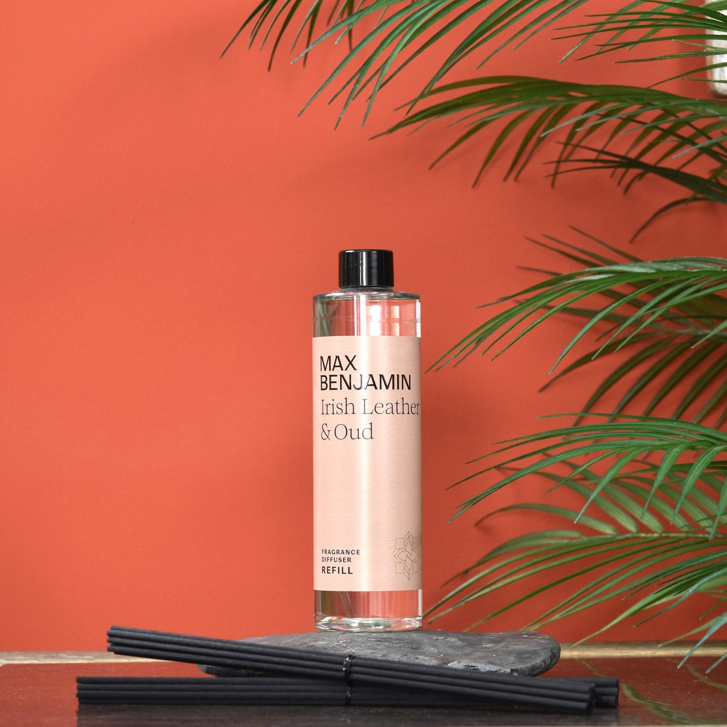 Irish Leather and Oud Double Diffuser REFILL 300ml - Max Benjamin