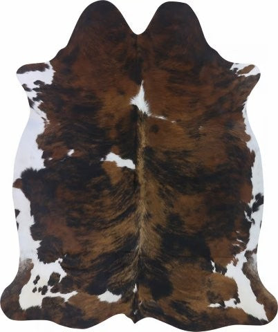 Cowhide - Tri Colour - Black, Brown, White - Large