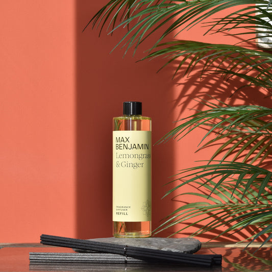 Lemongrass & Ginger Double Diffuser REFILL 300ml - Max Benjamin