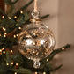 Mabel Handblown Glass Bauble - Gold & Clear - Large